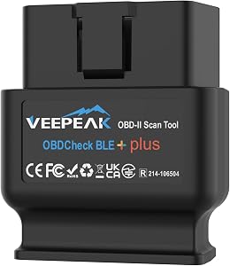 Veepeak OBDCheck BLE+ Bluetooth OBD II Scanner for iOS & Android, Car Check Engine Cod
