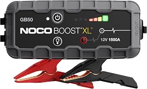 NOCO Boost GB50: 1500A UltraSafe Jump Starter – 12V Lithium Battery Booster Pack, Portable