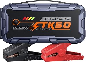 TREKURE Car Battery Jump Starter 8000A 26800mAh, Portable Car Jump Starter for All Gas and
